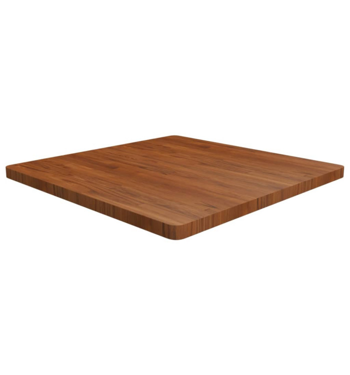 Dessus de table carré Marron foncé 90x90x4cm Bois chêne traité | Mobilier & Déco