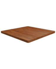 Dessus de table carré Marron foncé 90x90x4cm Bois chêne traité | Mobilier & Déco
