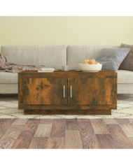 Table basse Chêne fumé 102x50x45 cm Bois d'ingénierie | Mobilier & Déco