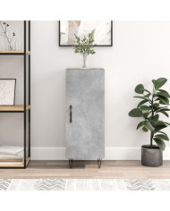 Buffet Gris béton 34,5x34x90 cm Bois d'ingénierie | Mobilier & Déco