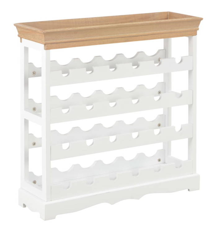 Armoire à vin Blanc 70 x 22,5 x 70,5 cm MDF | Mobilier & Déco