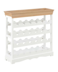 Armoire à vin Blanc 70 x 22,5 x 70,5 cm MDF | Mobilier & Déco