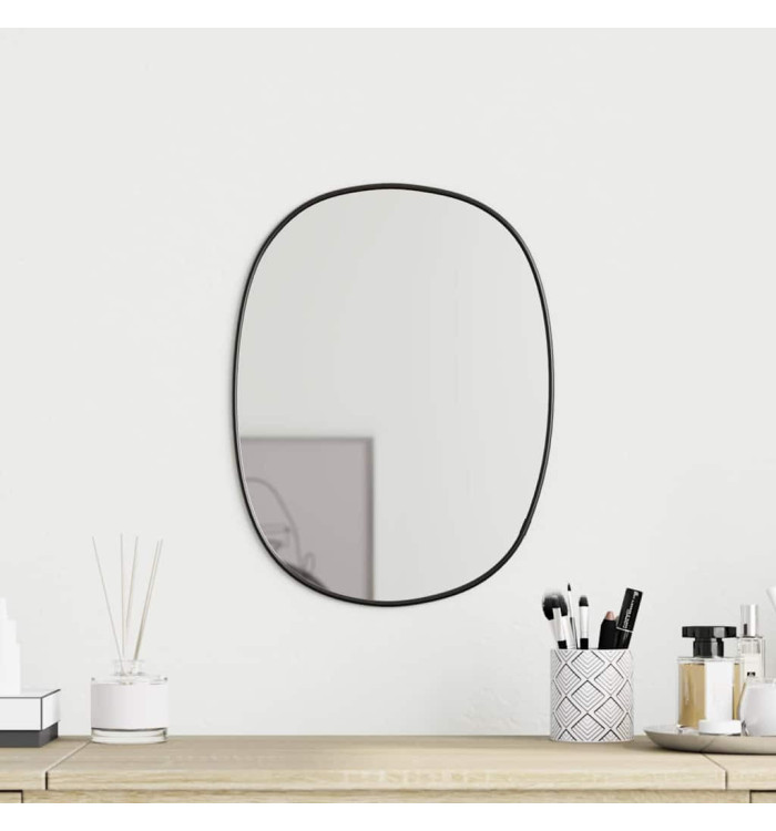 Miroir mural Noir 30x25 cm | Mobilier & Déco