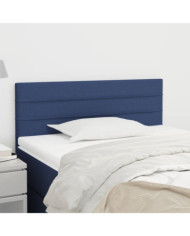 Tête de lit Bleu 90x5x78/88 cm Tissu | Mobilier & Déco