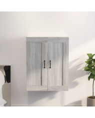 Armoire murale suspendue Sonoma gris 69,5x32,5x90 cm | Mobilier & Déco