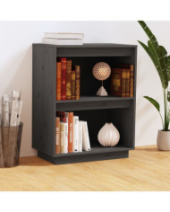 Armoire console Gris 60x34x75 cm Bois de pin solide | Mobilier & Déco
