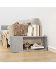Meuble TV Gris béton 80x24x32 cm Bois d'ingénierie | Mobilier & Déco