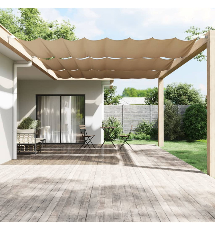 Auvent vertical Taupe 250x360 cm Tissu oxford | Mobilier & Déco
