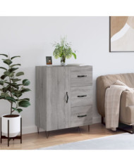Buffet sonoma gris 69,5x34x90 cm bois d'ingénierie | Mobilier & Déco