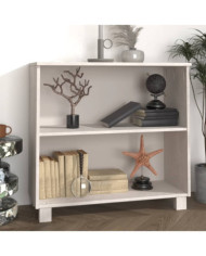 Buffet HAMAR Blanc 85x35x80 cm Bois massif de pin | Mobilier & Déco