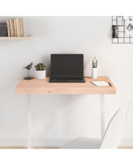 Dessus de table 80x50x(2-6) cm bois de chêne massif non traité | Mobilier & Déco