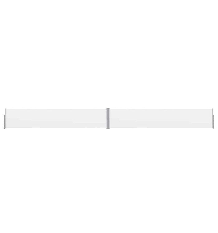 Auvent latéral rétractable de patio 140x1200 cm Crème | Mobilier & Déco