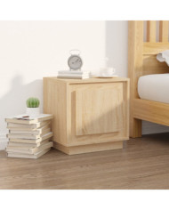 Table de chevet chêne sonoma 44x35x45 cm bois d'ingénierie | Mobilier & Déco