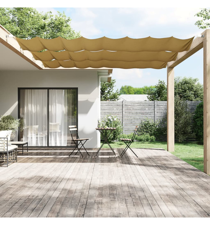 Auvent vertical Beige 60x1000 cm Tissu oxford | Mobilier & Déco