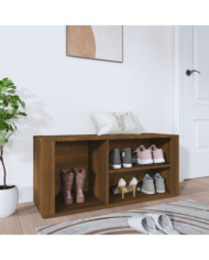 Armoire à chaussures Chêne marron 100x35x45cm Bois d'ingénierie | Mobilier & Déco