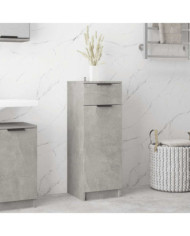 Armoire de salle de bain gris béton 32x34x90 cm | Mobilier & Déco