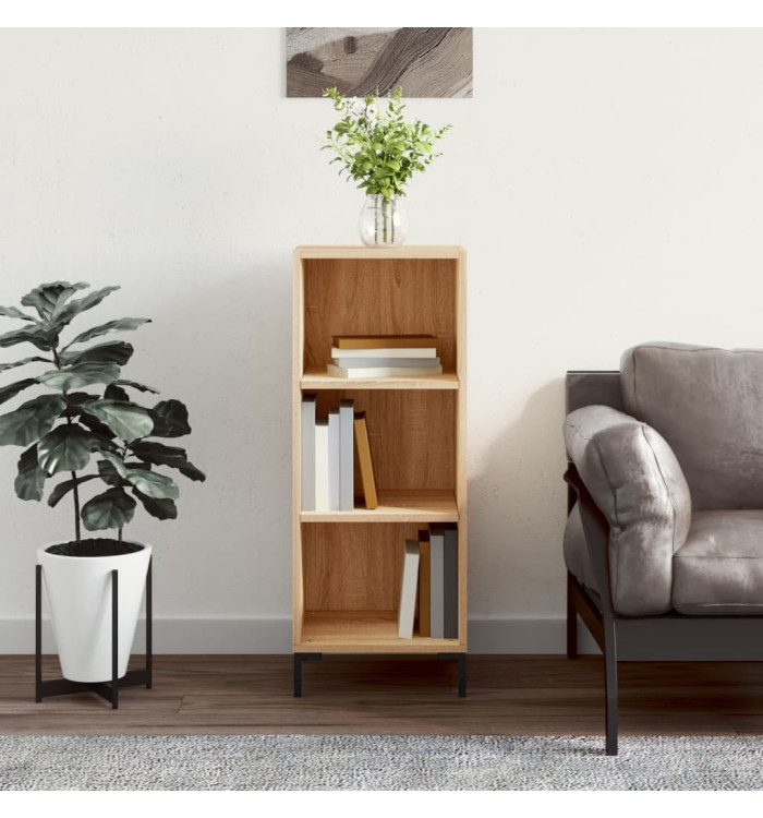 Buffet chêne sonoma 34,5x32,5x90 cm bois d'ingénierie | Mobilier & Déco