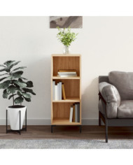 Buffet chêne sonoma 34,5x32,5x90 cm bois d'ingénierie | Mobilier & Déco