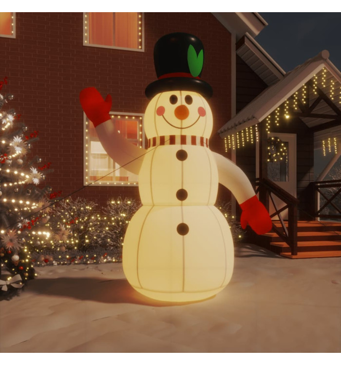Bonhomme de neige gonflable avec LED 300 cm | Mobilier & Déco