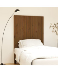 Tête de lit murale Marron miel 95,5x3x110 cm Bois massif de pin | Mobilier & Déco