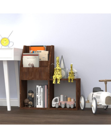 Porte-revue pour enfants Chêne marron 71x30x78,5 cm | Mobilier & Déco
