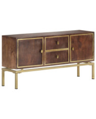 Buffet 120x29x60 cm Bois de manguier massif | Mobilier & Déco