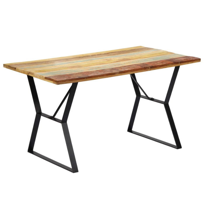 Table à manger 140x80x76 cm Bois de récupération massif | Mobilier & Déco