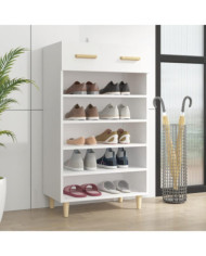 Armoire à chaussures Blanc 60x35x105 cm Bois d'ingénierie | Mobilier & Déco