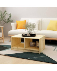 Table basse 75x50x33,5 cm bois de sapin massif | Mobilier & Déco