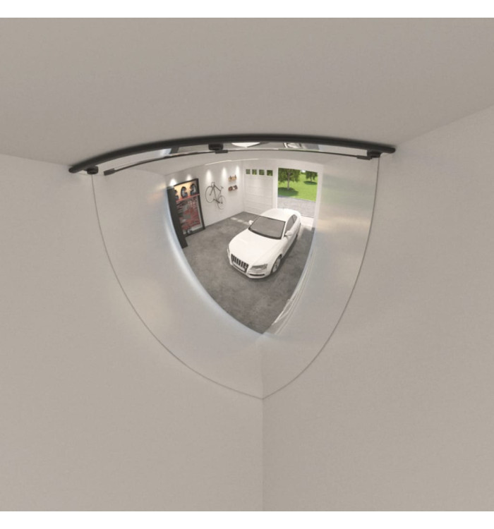 Miroirs de circulation en quart de dôme 2 pcs Ø80 cm Acrylique | Mobilier & Déco