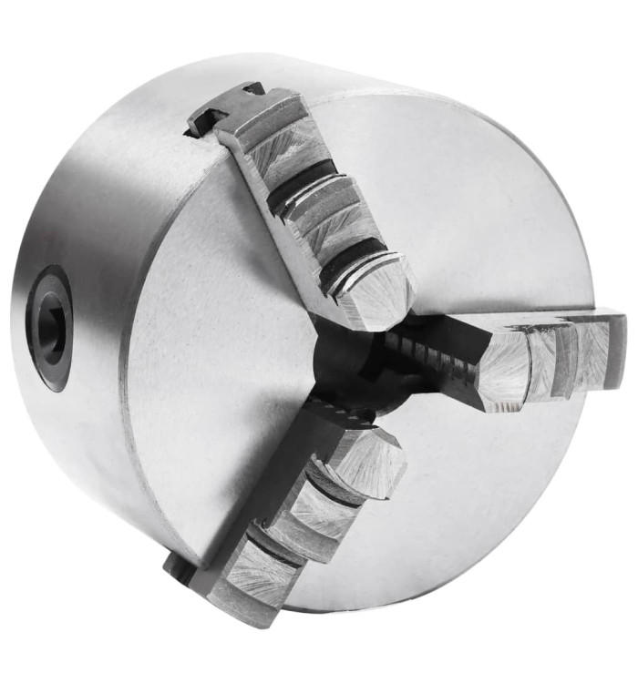 Mandrin de tour auto-centrant à 3 mâchoires 100 mm Acier | Mobilier & Déco