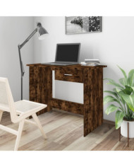 Bureau Chêne fumé 100x50x76 cm Bois d'ingénierie | Mobilier & Déco