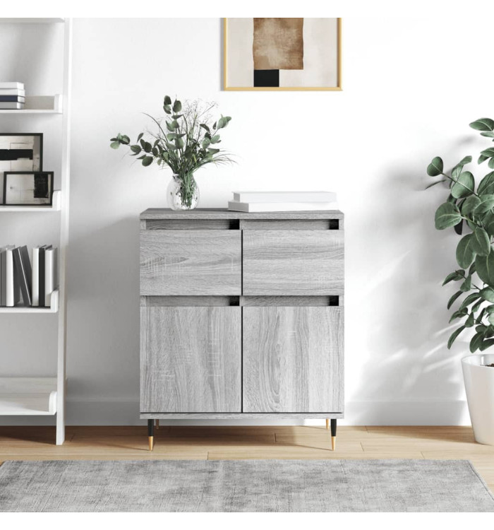 Buffet Sonoma gris 60x35x70 cm Bois d'ingénierie | Mobilier & Déco