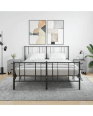 Tables de chevet 2 pcs sonoma gris 40x35x47,5 cm | Mobilier & Déco