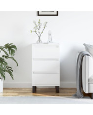 Buffet blanc 40x35x70 cm bois d’ingénierie | Mobilier & Déco