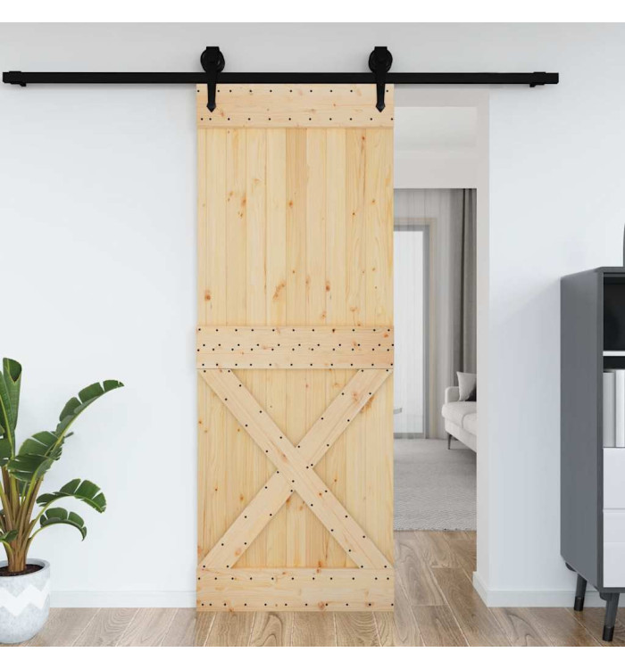 Porte NARVIK 85x210 cm bois massif de pin | Mobilier & Déco