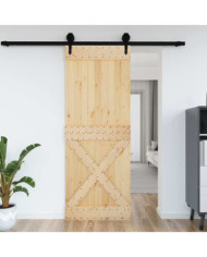 Porte NARVIK 85x210 cm bois massif de pin | Mobilier & Déco