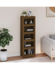 Bibliothèque Marron miel 50x35x154 cm Bois de pin massif | Mobilier & Déco