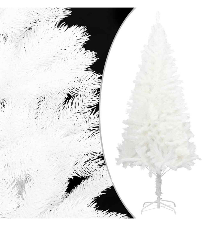 Arbre de Noël artificiel aiguilles réalistes blanc 120 cm | Mobilier & Déco