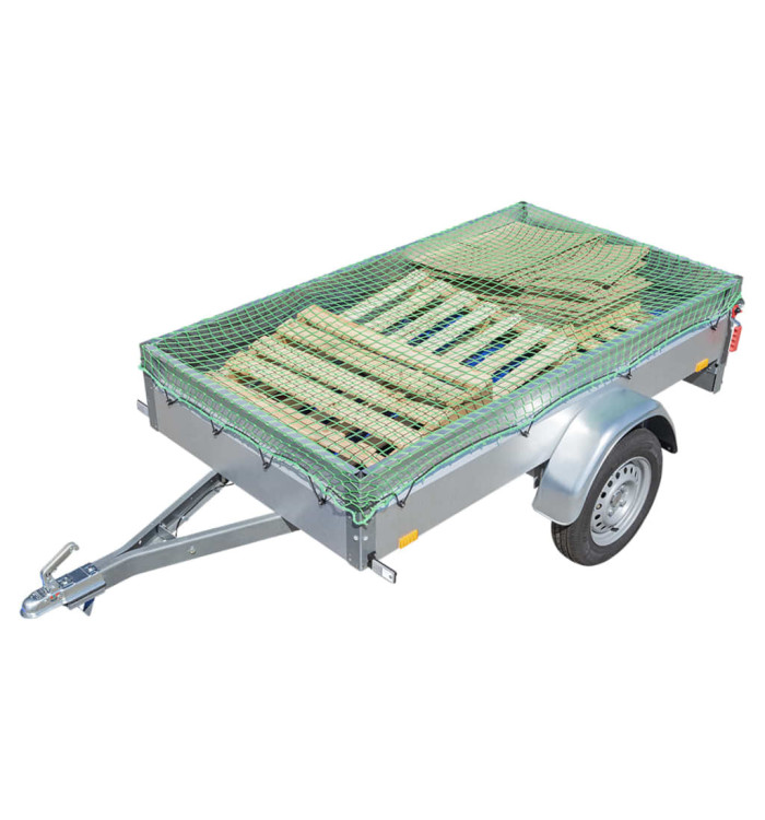 ProPlus Filet pour remorque 2x3,5 m avec corde élastique | Mobilier & Déco