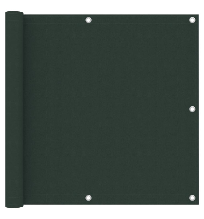 Écran de balcon Vert foncé 90x300 cm Tissu Oxford | Mobilier & Déco