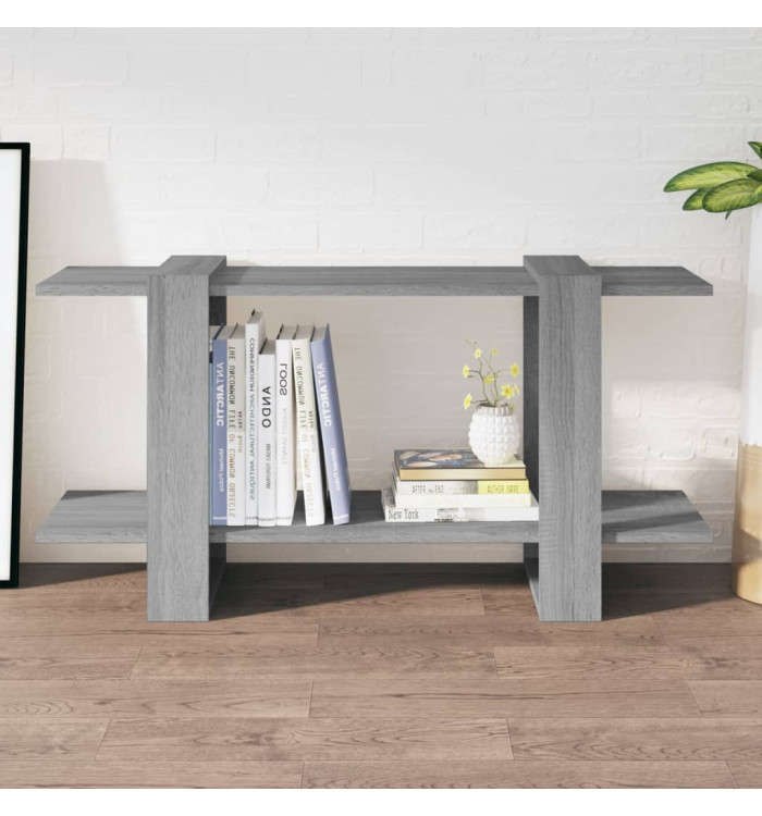 Bibliothèque Sonoma gris 100x30x51 cm Bois d'ingénierie | Mobilier & Déco