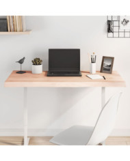 Dessus de table bois massif non traité bordure assortie | Mobilier & Déco