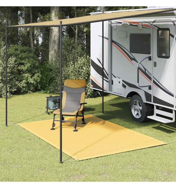 Tapis de tente 250x300 cm Beige | Mobilier & Déco