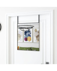 Miroir de porte Noir 50x60 cm Verre et aluminium | Mobilier & Déco