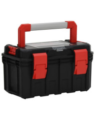 Boîte à outils Noir et rouge 45x28x26,5 cm | Mobilier & Déco