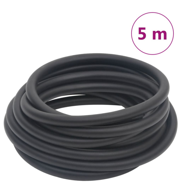 Tuyau d'air hybride noir 0,6" 5 m caoutchouc et PVC | Mobilier & Déco