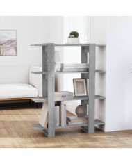 Bibliothèque/Séparateur de pièce Sonoma gris 100x30x123,5 cm | Mobilier & Déco