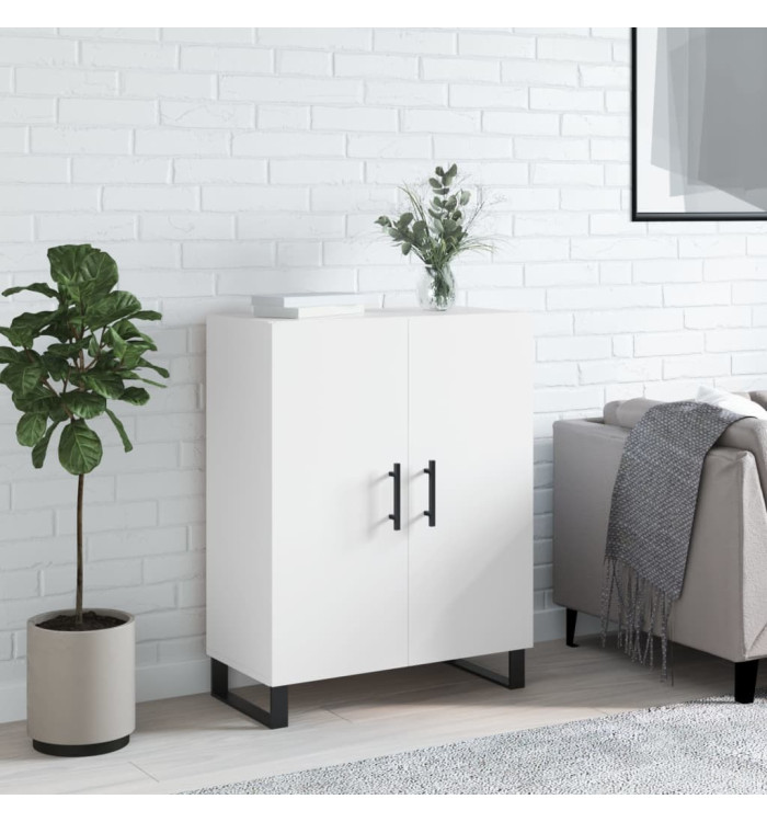 Buffet blanc 69,5x34x90 cm bois d'ingénierie | Mobilier & Déco