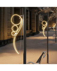 Guirlandes lumineuses en forme de boule 4 pcs Blanc chaud | Mobilier & Déco